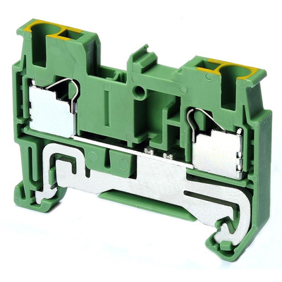 Omron XW5G Series Grey Non-Fused DIN Rail Terminal, 2.5mm², Single-Level, Push In Termination