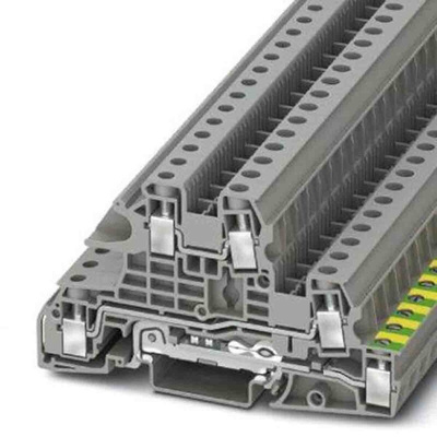 Phoenix Contact Grey DIN Rail Terminal Block, 0.2 → 10mm², Screw Termination
