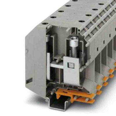Phoenix Contact UKH 150 Series Grey Non-Fused DIN Rail Terminal, 35 → 150mm², Screw Termination