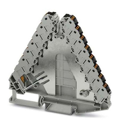 Phoenix Contact PTRVB 8-FI Series Grey DIN Rail Terminal Block, 0.14 → 6mm², Push In Termination