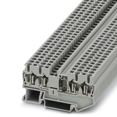 Phoenix Contact ST 2.5-QUATTRO-DIO 1N 5408K/ R- Series Grey Component Terminal Block, 0.08 → 4mm²