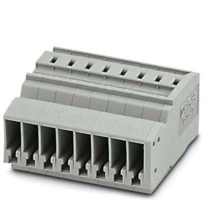 Phoenix Contact 5, SC 2 Series Grey Combi Plug, 0.08 → 4mm², Spring Cage Termination