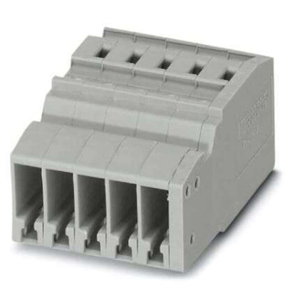 Phoenix Contact 5-May, SC 2 Series Grey Combi Plug, 0.08 → 4mm²
