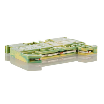 Rockwell Automation 1492-P Series Green/Yellow Feed Through Terminal Block