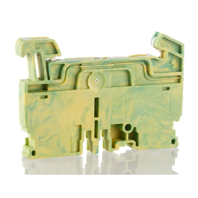 Rockwell Automation 1492-P Series Green/Yellow Feed Through Terminal Block