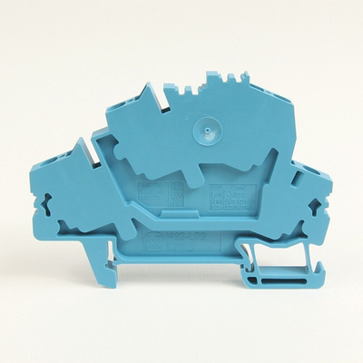 Rockwell Automation 1492 Series Blue DIN Rail Terminal Block, 1.5mm², Spring Clamp Termination, ATEX
