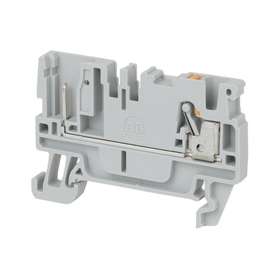 Rockwell Automation 1492-P Series Grey DIN Rail Terminal Block, 2.5mm², Push In Termination, ATEX