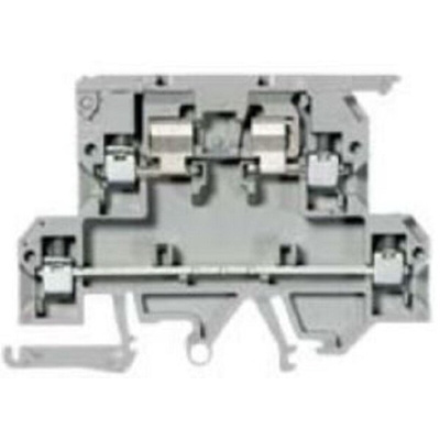 Rockwell Automation 1492 Series Grey DIN Rail Terminal Block, 4mm², Screw Termination, Fused, ATEX, IECEx