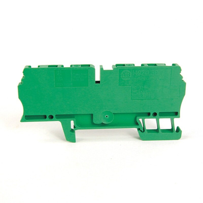 Rockwell Automation 1492 Series Green DIN Rail Terminal Block, 2.5mm², Spring Clamp Termination, ATEX, IECEx
