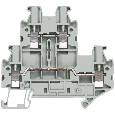 Siemens 8WH1020 Series Grey DIN Rail Terminal Block, 2.5mm², Screw Termination