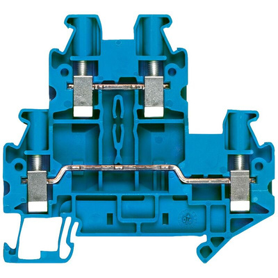 Siemens 8WH1020 Series Blue DIN Rail Terminal Block, 2.5mm², Screw Termination