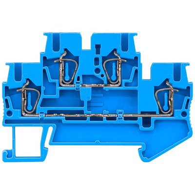 Siemens 8WH2020 Series Blue DIN Rail Terminal Block, 2.5mm², Spring Termination