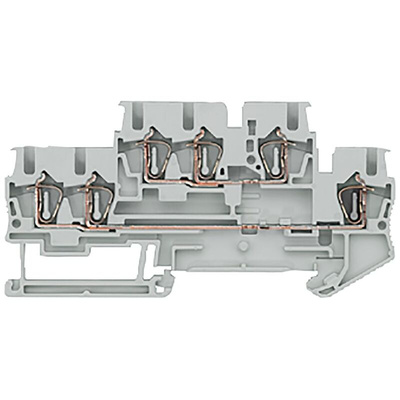 Siemens 8WH2023 Series Grey DIN Rail Terminal Block, 2.5mm², Spring Termination