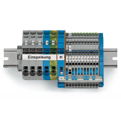 Wago TOPJOB S subdistribution board set - 821 Series Distribution Unit