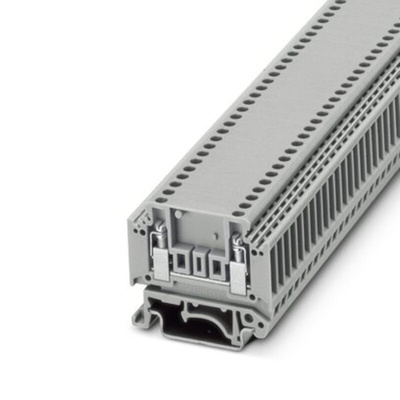 Phoenix Contact MTKD Series Grey Feed Through Terminal Block, 1mm², 1-Level, Screw Termination