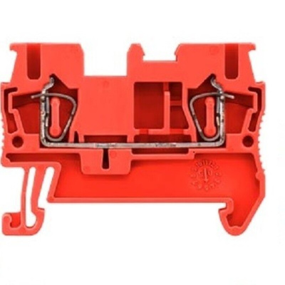 Siemens 8WH Series Red Din Rail Terminal, 2.5mm², 1-Level, Spring Termination, CSA
