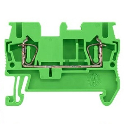 Siemens 8WH Series Green Din Rail Terminal, 2.5mm², 1-Level, Spring Termination, CSA