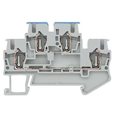 Siemens 8WH Series Grey Din Rail Terminal, 2.5mm², 2-Level, Spring Termination, CSA