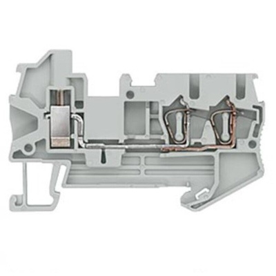 Siemens 8WH Series Grey Din Rail Terminal, 2.5mm², 1-Level, Spring Termination, CSA