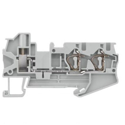 Siemens 8WH Series Grey Din Rail Terminal, 4mm², 1-Level, Spring Termination, CSA