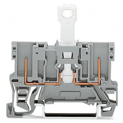 Wago 769 Series Grey Disconnect Terminal Block, 1-Level, Wire Termination, CSA
