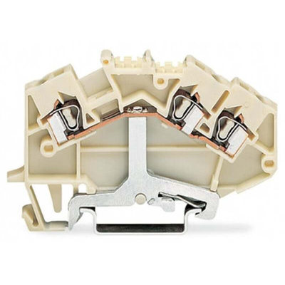 Wago 780 Series White Terminal Block, 2.5mm², 1-Level, Cage Clamp Termination, CSA