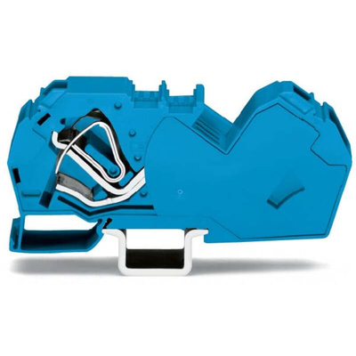 Wago 785 Series Blue Terminal Block, 35mm², 1-Level, Cage Clamp Termination, CSA