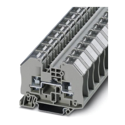 Phoenix Contact RTO 5-TC BU Series Blue Feed Through Terminal Block, Single-Level, Bolt Termination