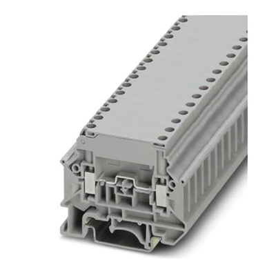 Phoenix Contact UK 5-MTD N Series Grey Feed Through Terminal Block, Single-Level, Screw Termination