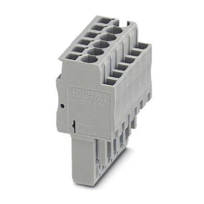 Phoenix Contact MSTBVK 2.5/18-G-5.08 Series DIN Rail Terminal Block, Solder Termination