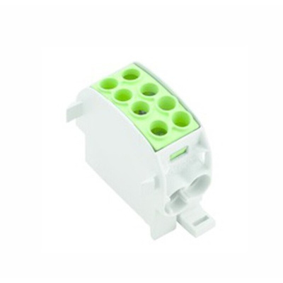 Weidmuller Distribution Block, 2 Way, 25 mm², 35 mm², 202A, 1 kV ac/dc, 600 V, Green