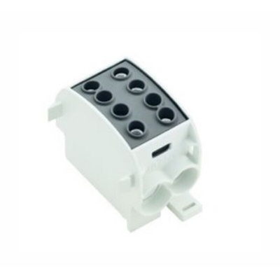 Weidmuller Distribution Block, 2 Way, 50 mm², 70 mm², 300A, 1 kV ac/dc, 600 V, Black