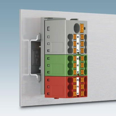 Phoenix Contact Distribution Block, 7 Way, 0.14 → 2.5 (Flexible) mm², 0.14 → 4 (Solid) mm², 57A, 450 V,