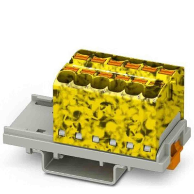 Phoenix Contact Distribution Block, 12 Way, 0.2 → 6mm², 32A, 800 V