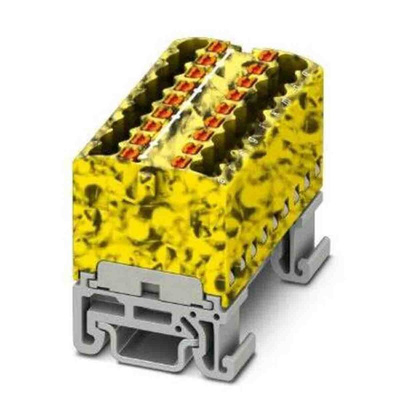 Phoenix Contact Distribution Block, 18 Way, 2.5mm², 17.5A, 500 V