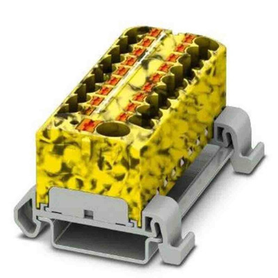 Phoenix Contact Distribution Block, 19 Way, 0.2 → 6mm², 32A, 800 V