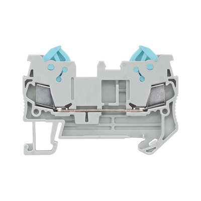 Siemens 8WH Series Grey Non-Fused DIN Rail Terminal, 1.5mm², Spring Clamp Termination