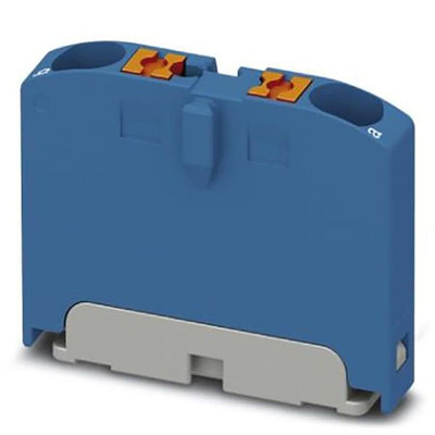 Phoenix Contact Distribution Block, 2 Way, 4mm², 24A, 690 V, Blue