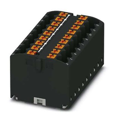 Phoenix Contact Distribution Block, 18 Way, 4mm², 24A, 450 V, Black