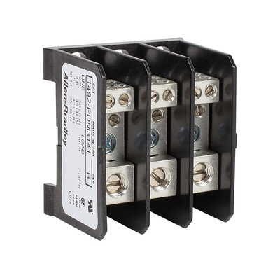 Rockwell Automation Distribution Block, 4 Way, 115A, 600 V, Black