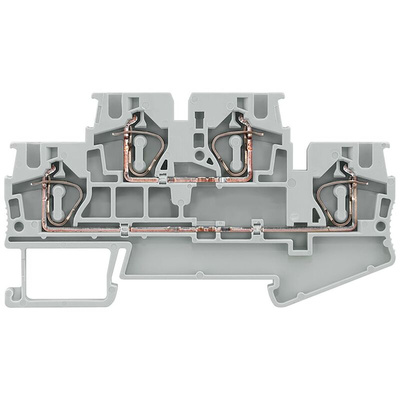 Siemens 8WH2025 Series Grey DIN Rail Terminal Block, 1.5mm², Spring Termination