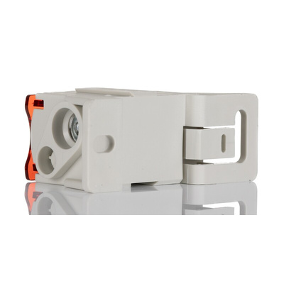 RS PRO Distribution Block, 6 Way, 125A, White