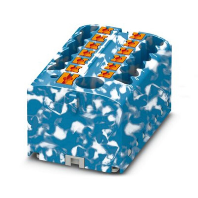 Phoenix Contact Distribution Block, 6mm², 24A, 450 V, Blue, White