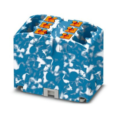 Phoenix Contact Distribution Block, 2.5mm², 24A, 450 V, Blue, White