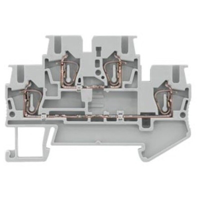 Siemens 8WH Series Blue Din Rail Terminal, 2.5mm², 2-Level, Spring Termination, CSA