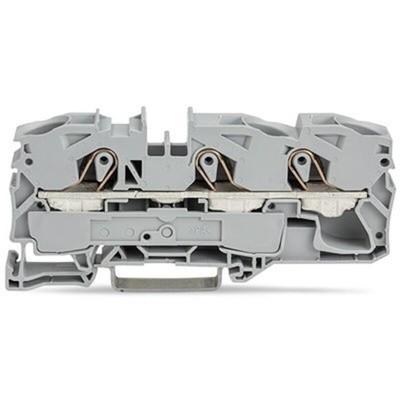 Wago TOPJOB S Series Red DIN Rail Terminal Block, 16mm², 1-Level, Push In Termination, ATEX, CSA, IECEx