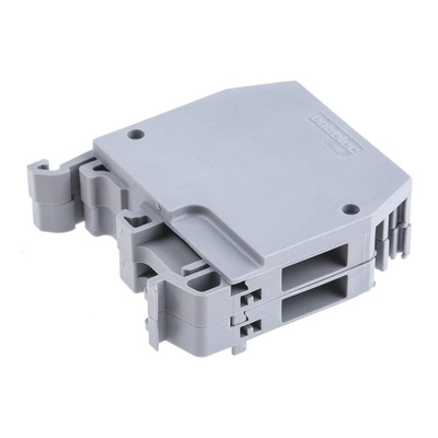 Entrelec Distribution Block, 2 Way, 4mm², 32A, 800 V, Grey