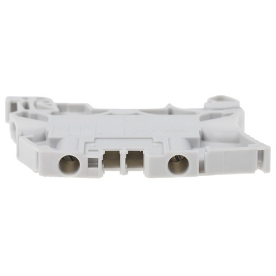 Entrelec ZS4 Series Grey Feed Through Terminal Block, 4mm², Double-Level, Screw Termination, ATEX