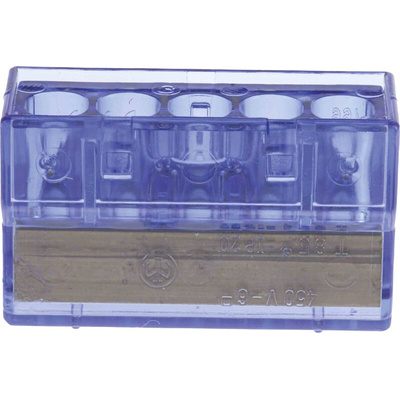 RS PRO Commoning Block, 5 Way, 450 V
