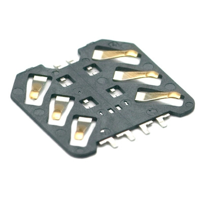 Molex, 151059 6 Way Nano Sim Memory Card Connector With Solder Termination